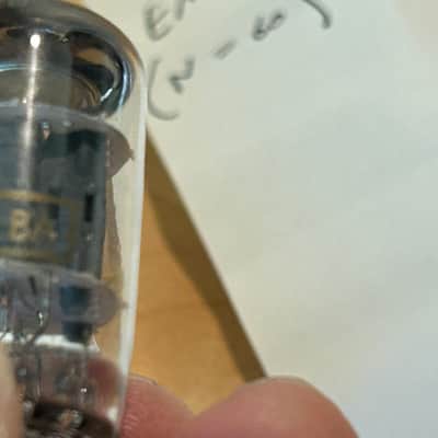 Immagine Sylvania GB Gold 5751 tube, vintage, tests like new, for Fender amp-very rare - 6