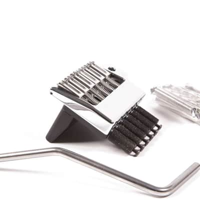 Hipshot Headless Guitar System 6 String Chrome Tremolo Bridge USA 4HV600C-B