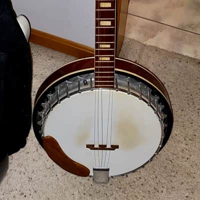Unbranded 5 String Banjo Korea(?) Missing Logo image 1