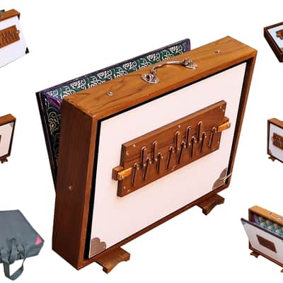 SHRUTI BOX~BIG SIZE (16" X 12" X 3")~13 NOTES~TUNING 440Hz~YOGA~MANTRA~CHANT~WITH BAG image 12