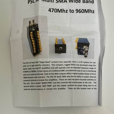 PSC RF Multi Antenna/Power Distribution System Bundle (470-900mhz) imagen 10