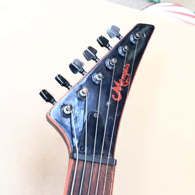 Memphis Tele 1980s Japan GB400/GB410 Red Black Widow Electric Guitar image 3