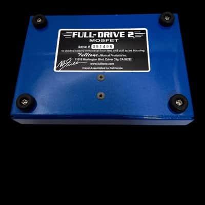 Fulltone Full-Drive 2 Mosfet 2007 - 2018 - Blue X6980 image 3