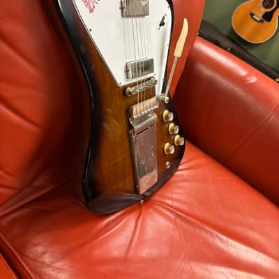 2024 Gibson Custom Shop '65 Non-Reverse Firebird V Reissue with Maestro Vibrola Vintage Sunburst VOS image 2