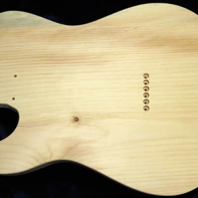 1 Piece Aged Pine Telecaster Tele Body Standard 3lbs 8oz  #3653 USA IMPORT CHARGES INCLUDED image 6