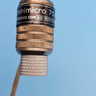 ☆Vintage 1960s BBC Minimicro 70 Microphone - BBC Microphone - Made in Italy Shure image 5