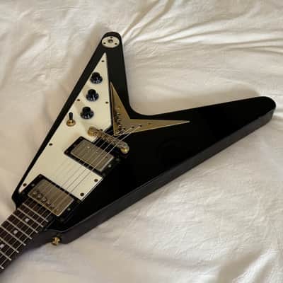 Vintage 2006 Epiphone '58 Flying V - Ebony - Made in Korea (MIK) - Free Pro Setup image 6