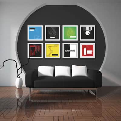 Glorious Vinyl Frame Set 12'' White image 4