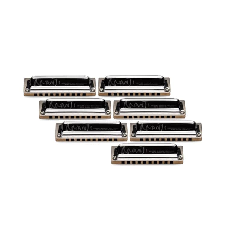 Suzuki M-20-S Manji Harmonica Box (Set of 7) *USA Small Business*