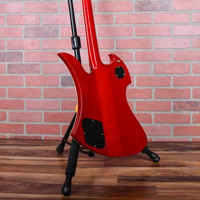 B.C. Rich Mockingbird 100th Namm Limited Edition #52 of 100 Flame Maple Top Transparent Red 2001 w/OHSC image 8