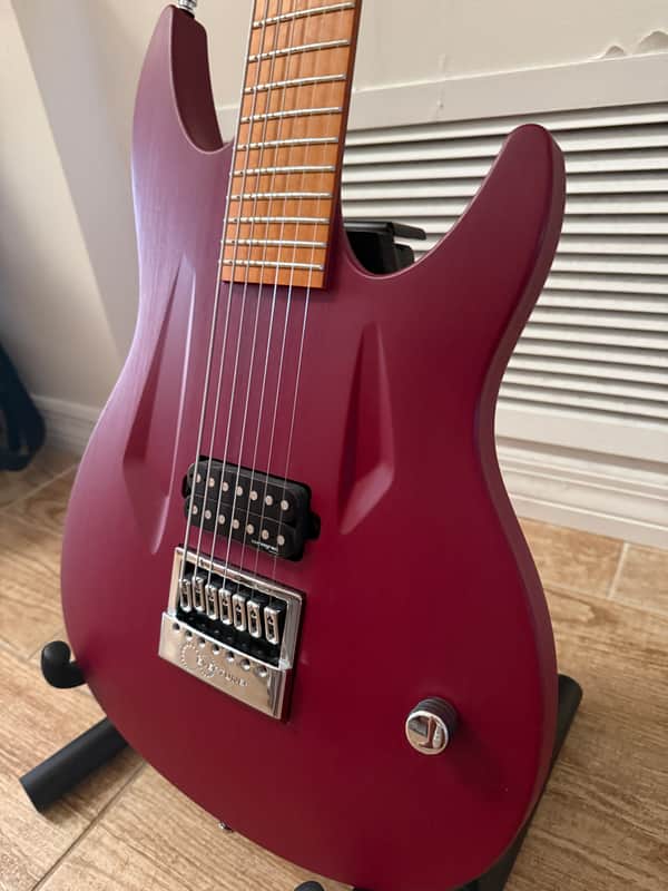 Aristides 070R 7 String Electric Guitar - Evertune bridge Lundgren pickup image 1