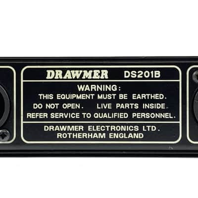 Drawmer DS201 Dual Gate 1984 - Present - Black TGHM image 9