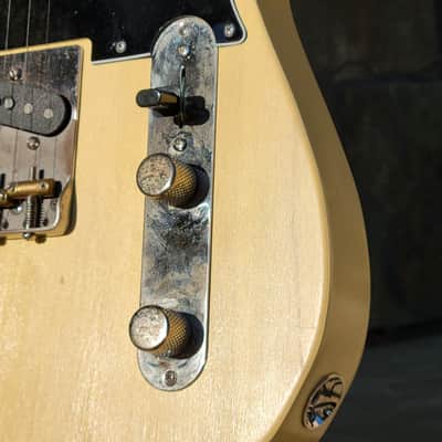 Used Riggio Custom Guitars Tango Blonde, Rosewood, Black Guard with Gigbag image 8