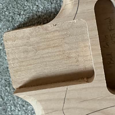 G&L Fullerton Deluxe Legacy guitar body unfinished image 3