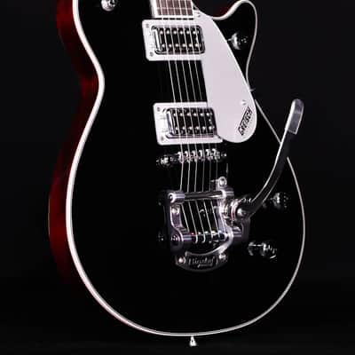 Gretsch G5230T Electromatic Jet FT Single-Cut with Bigsby, Black Walnut FB, Black image 4