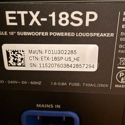 Electro-Voice EV ETX-18SP 2024 - BLACK image 6