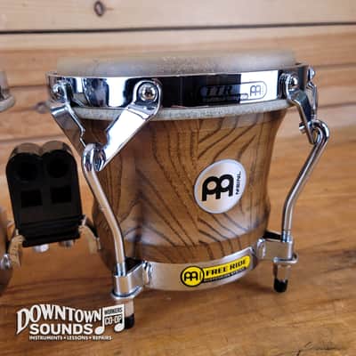 Meinl Woodcraft Bongos - Zebra Finished Ash image 3