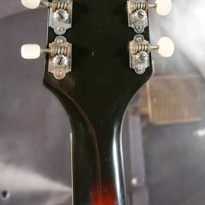 1960s Harmony Meteor H70 Sunburst Hollowbody Vintage Electric Guitar w/ Dearmond Gold Foils image 11