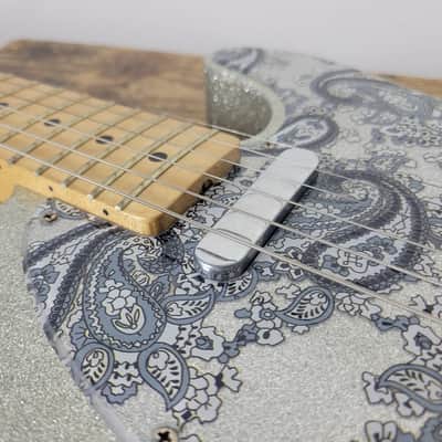 2017 Fender Brad Paisley Road Worn Telecaster - Silver Sparkle image 9