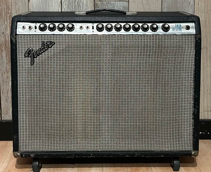 1975 Fender Twin Reverb 2-Channel 100-Watt 2x12" Guitar Combo - Silverface, This is THE Fender Amp! Serviced and Ready to Go! image 1