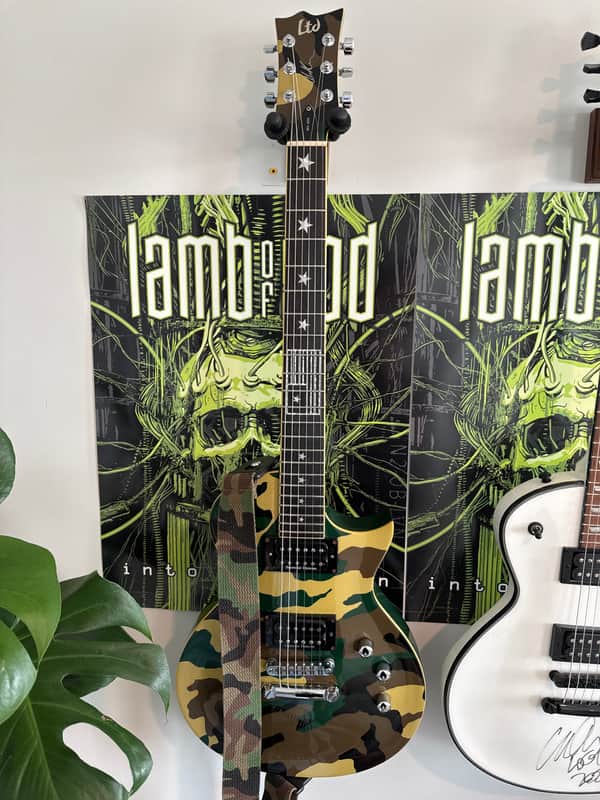 ESP LTD WA-600 Will Adler Signature 2007 - 2008 - Dark Green Camo image 1