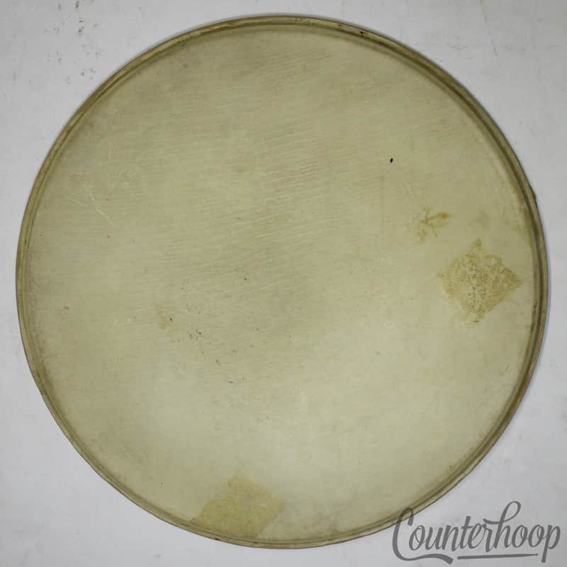 *Gretsch 13" Tom Drum Batter/Resonant Side Calf Skin Head Vintage 60s 6Ply Maple image 1