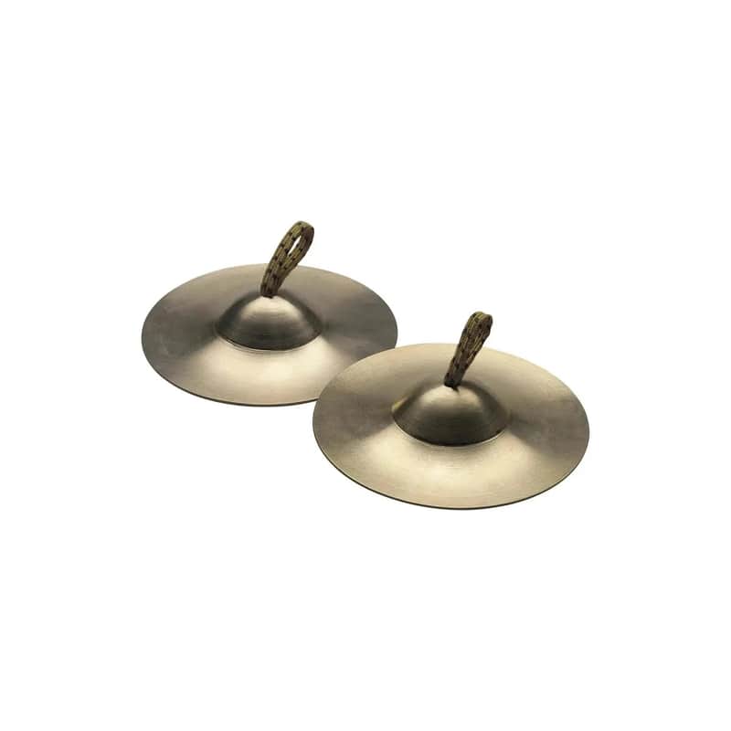 Stagg FCY-9 Finger Cymbal Pair - Bronze 9cm image 1