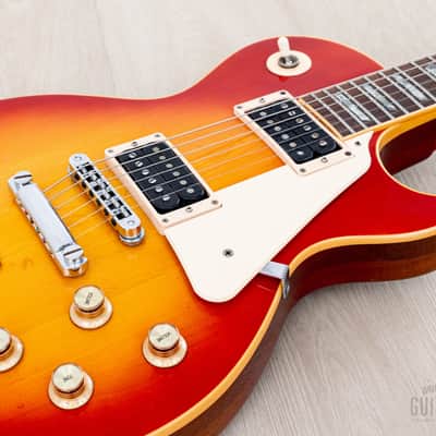 1976 Gibson Les Paul Standard Vintage Guitar Cherry Sunburst w/ T Tops, Case image 6