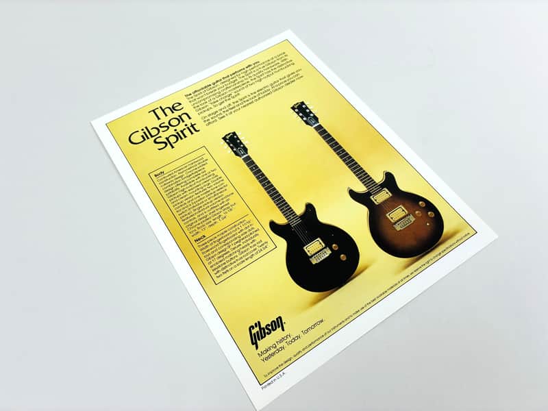 Gibson Spirit & Special Dealer Flyer • Early 1980s image 1