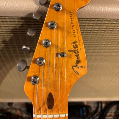 1996 Fender 50th Anniversary American Series Stratocaster, Maple Fretboard - Tobacoburst - Screenused Prop! image 10