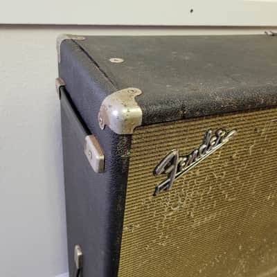 Fender Bandmaster Cabinet 2x12 Original Utah speakers  1967 - Black image 7