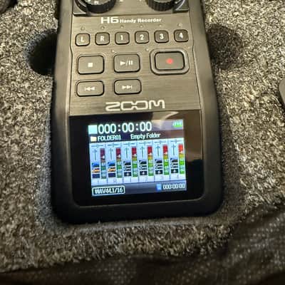 Zoom H6 All Black 6-track Portable Recorder Bundle W/ Accessories image 5