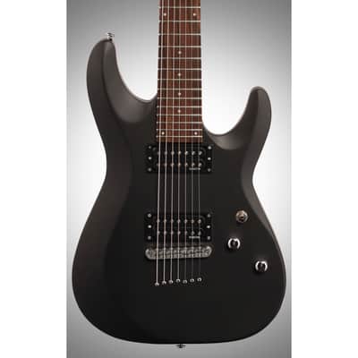 Schecter C-7 Deluxe Electric Guitar, Satin Black image 3
