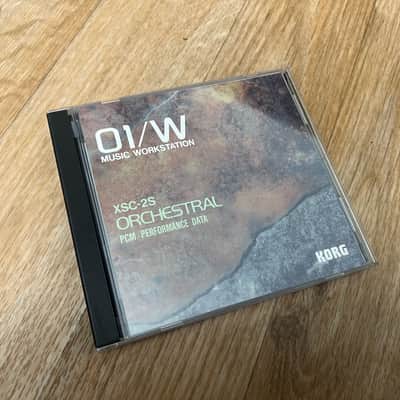 Korg 01/w / 01r/W | XSC-2S Orchestral | PCM Wavefrom + Data Card set BOXED image 5