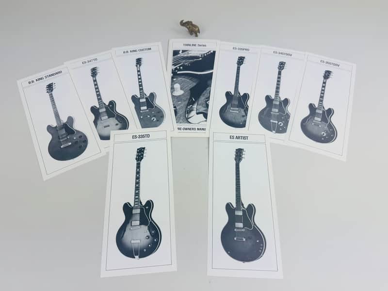 Gibson Thinline Series Pre-Owner's Manual 1981 image 1