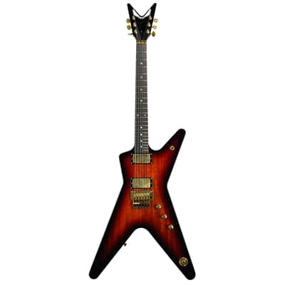 Dean USA Custom Shop ML Mahogany Floyd Rose Gold Hardware - Trans Brazilia image 2