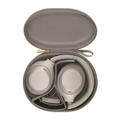 Sony WH-1000XM4 Wireless Noise Cancelling Over-Ear Headphones with Mic (Silver) with In-Ear Earbud Headphones Bundle (2 Items) image 9