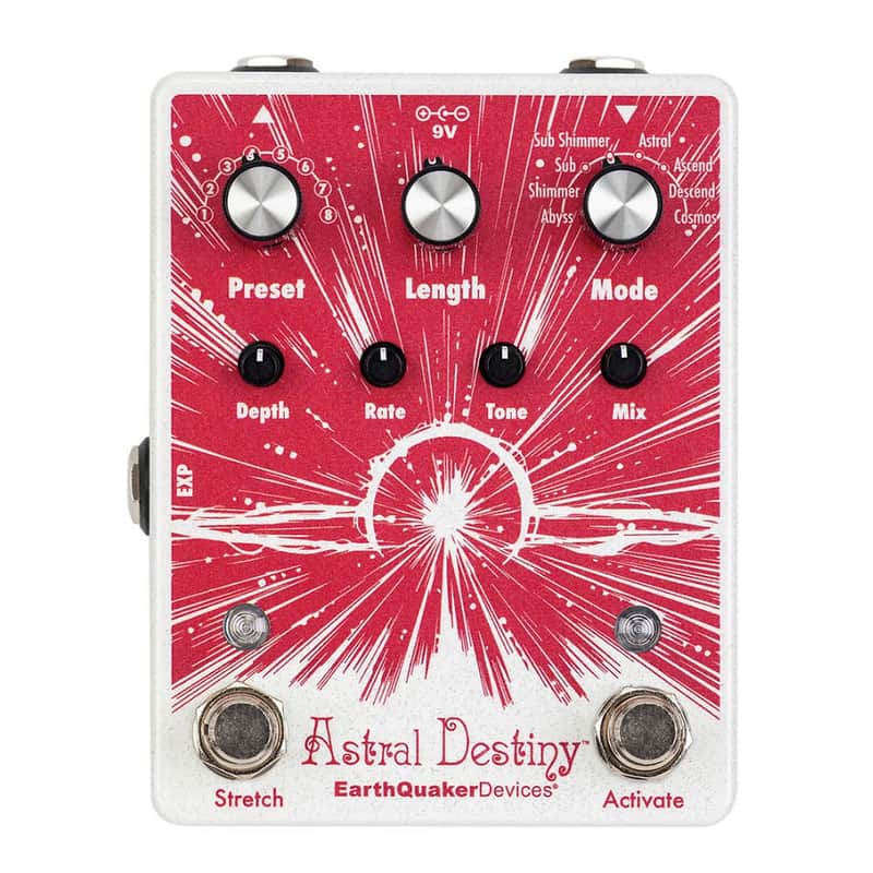EarthQuaker Devices Astral Destiny 2021 White/Red image 1