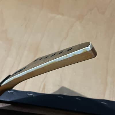1980's Kramer USA American R2 Bound Pointy Guitar Neck Floyd Ready 22 Fret Inlay @ 12th Fret image 4
