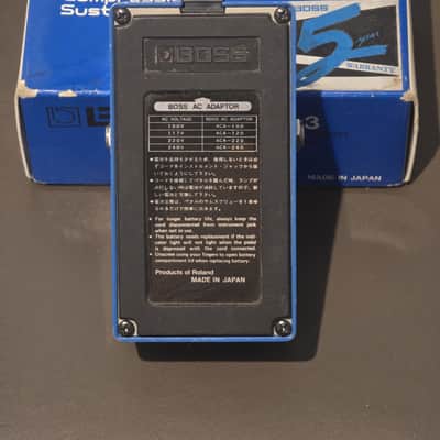 Boss CS-3 Compression Sustainer - April 1998 - MIJ - with Box image 6