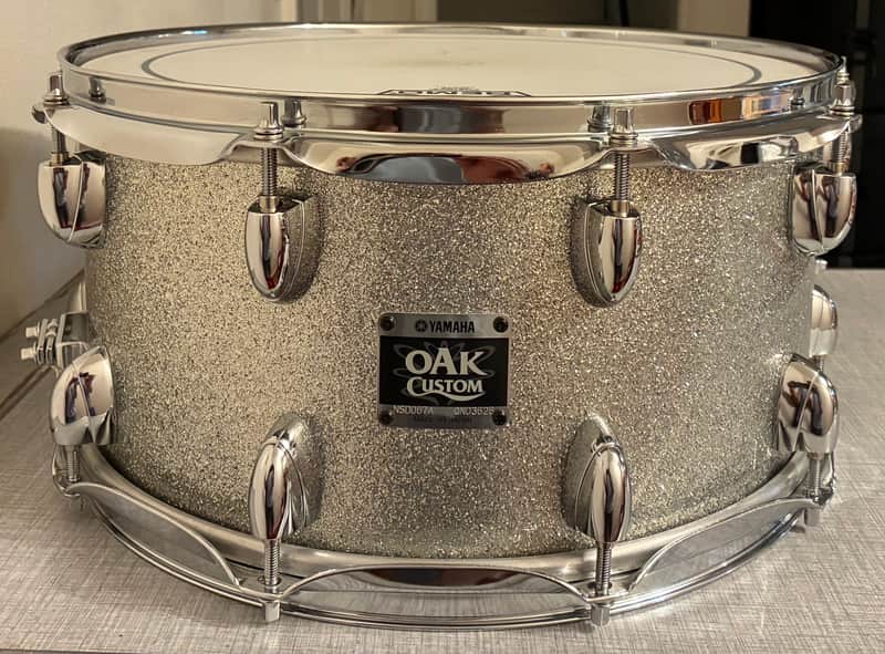 2007 Yamaha Oak Custom 7x14 Snare Drum image 1