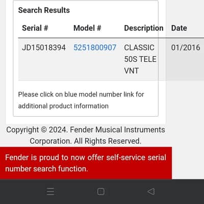 (2016)Fender Classic '50s Telecaster made in Japan image 13