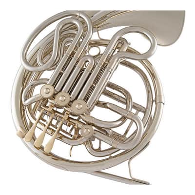 C.G. Conn 8D CONNstellation Professional Model Double French Horn with Fixed Bell 2010s - Nickel-Silver image 2