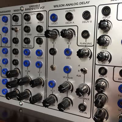STS Serge Animate Shop Panel w/ PS2A Power Supply, 4.5" Chassis w/ Rack Ears and 13 Patch Cables image 4