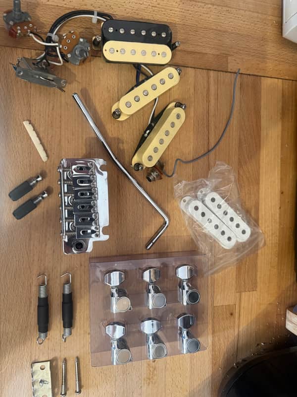 Complete Sire Larry Carlton S3 HSS Pickups, Electronics, Hardware Pack & Extras image 1