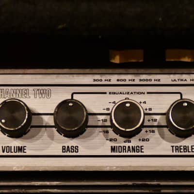 Vintage Ampeg B410 4x10 Combo 1973 black fuzzy NJ factory image 7