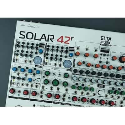 Elta Music Solar 42F Drone Ambient Machine & Semi-Modular Synthesiser (cream) image 2