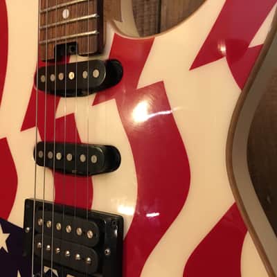 Peavey Limited Run LTD ST USA Special Edition Custom Shop Electric Guitar American Flag w/ OHSC image 8