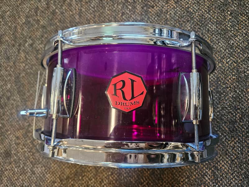 RL Drums Purple Acrylic 12"x 5.5" snare drum image 1