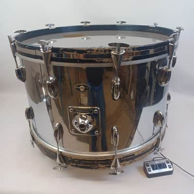 Slingerland 14x24"Concorde Bass Drum 1970 3Ply Chrome Over Wood COW USA image 13